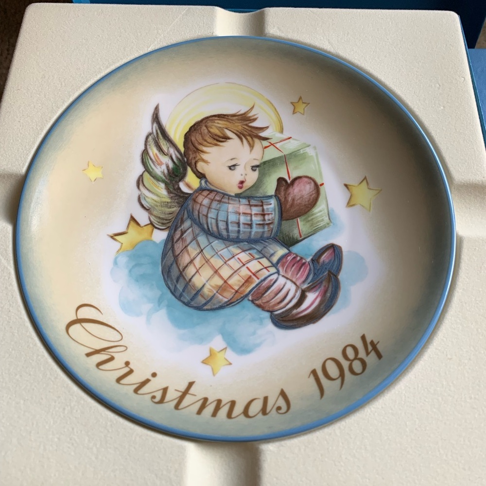 1984 Schmid Christmas Collector Plate | "A Gift From Heaven"